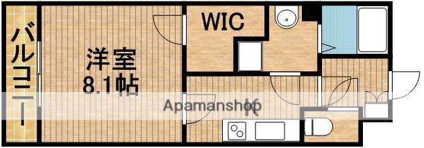 APHRODITE(1K/1階)の間取り写真