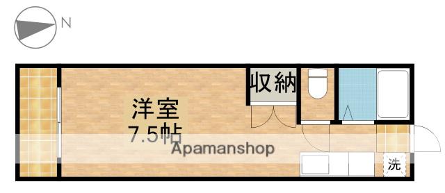 となりの花きゃべつ(1K/3階)の間取り写真