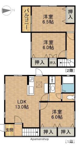 テラーズ(3LDK)の間取り写真