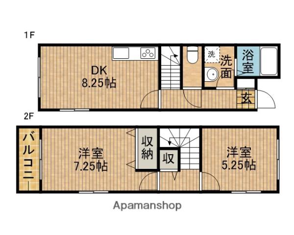ＦＯＲＭＯＳＡⅠ(2DK)の間取り写真