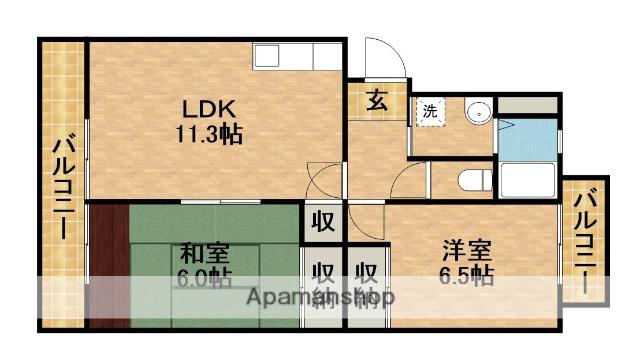 TAKI(2LDK/2階)の間取り写真