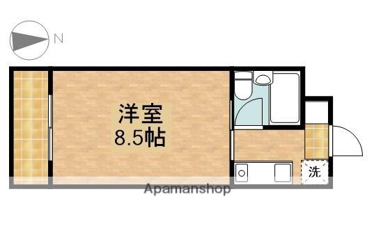 富士見ハイツ(1K/1階)の間取り写真