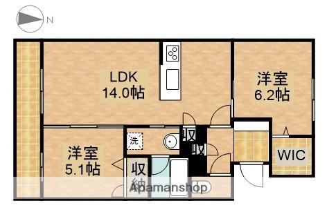 BON FILONE(2LDK/1階)の間取り写真