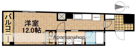 マ・グランⅢ(1K/5階)の間取り写真