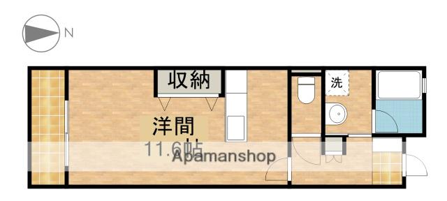 ル・リオン桜(ワンルーム/3階)の間取り写真