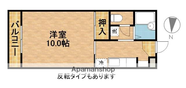 VILLAフィラメント(1K/3階)の間取り写真