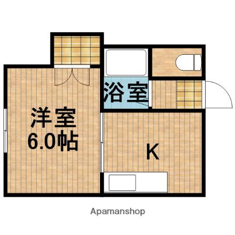 リバーヴィレッジ(1K/3階)の間取り写真