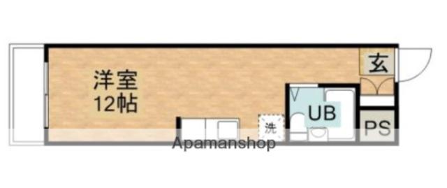 リアライズ浜松(ワンルーム/5階)の間取り写真