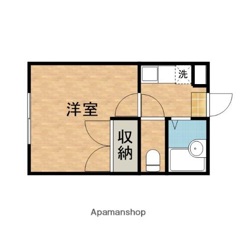 パレス野田(ワンルーム/1階)の間取り写真