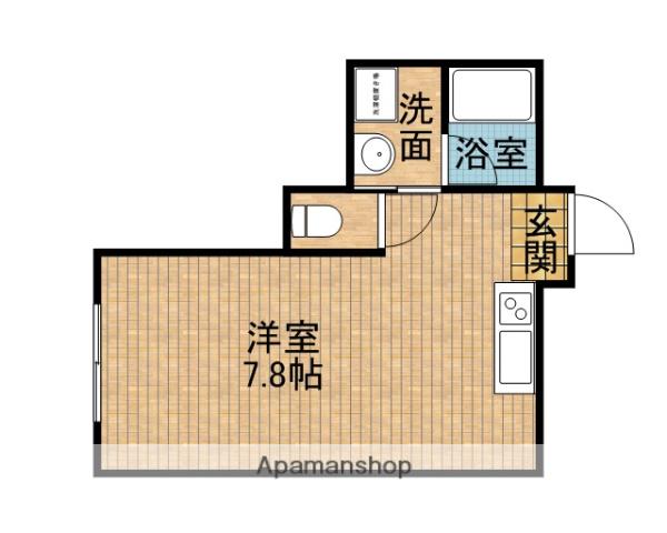 ラフォーレトダ(ワンルーム/2階)の間取り写真