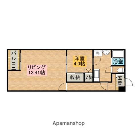 ARCO10(2K/3階)の間取り写真