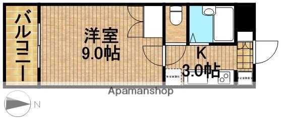 MAISON SKYHAWK(1K/2階)の間取り写真