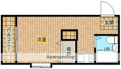 メゾン・ド・サンディーク(ワンルーム/2階)の間取り写真