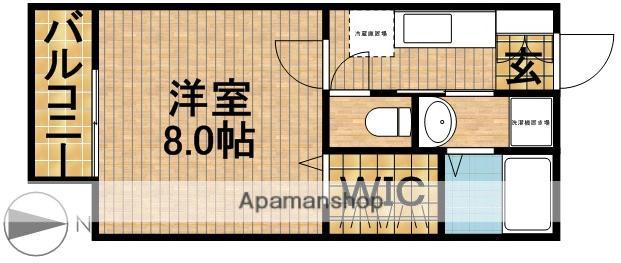 サニーコート(1K/1階)の間取り写真