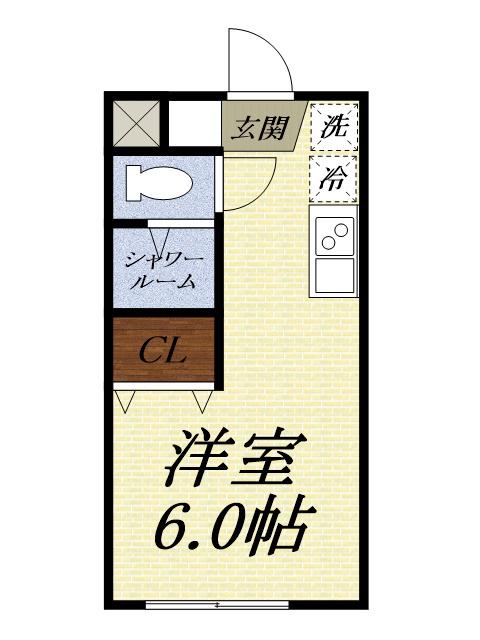 サンコーポネガタ(ワンルーム/2階)の間取り写真