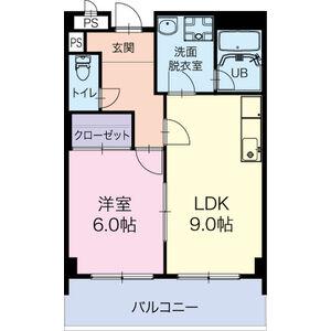LIMPIA垂木(1LDK/2階)の間取り写真
