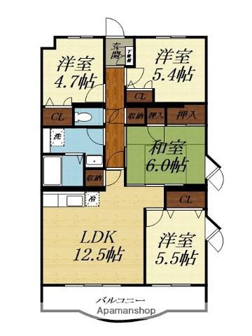 プリマベーラ(4LDK/2階)の間取り写真