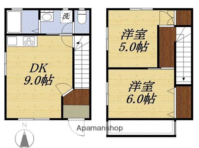 メゾン・クレールII(2DK)の間取り写真