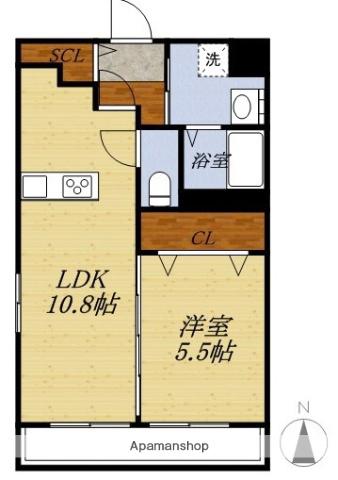 ARITAMA-SO(1LDK/2階)の間取り写真