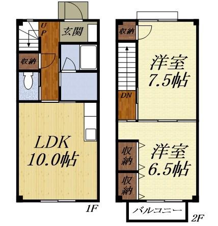 ブランシェ　シャトー(2LDK)の間取り写真