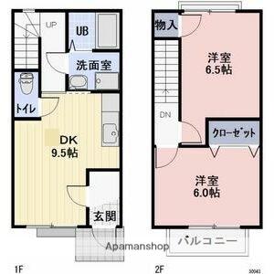 ＳＯＰＨＩＡⅡ(2DK)の間取り写真