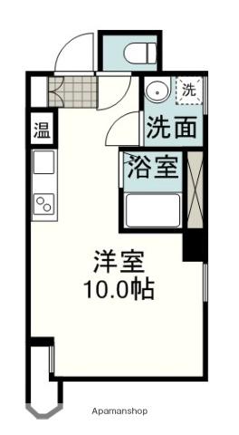 プチリヴェール昭和町(ワンルーム/4階)の間取り写真