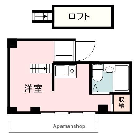 PIVOT静岡(ワンルーム/10階)の間取り写真