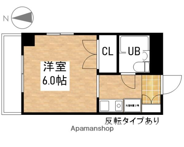 日動千代田ビル(ワンルーム/4階)の間取り写真