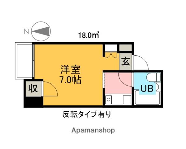 富士屋ビル(1K/4階)の間取り写真
