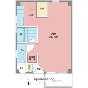 大久手HOUSE(1K/2階)の間取り写真