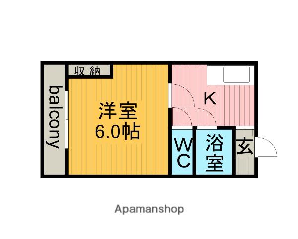 ヴィラ・リーゼングロス(1K/1階)の間取り写真