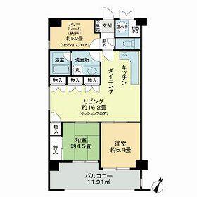 ライオンズマンション覚王山第2(2SLDK/4階)の間取り写真