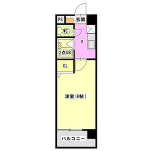 マ・メゾン白金(1K/7階)の間取り写真