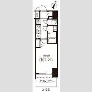 アドバンス名古屋モクシー(1K/9階)の間取り写真