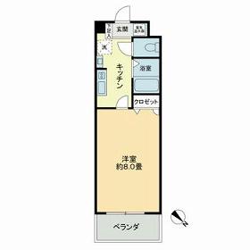 ベレーサ本山(1K/2階)の間取り写真