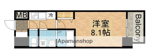 S-RESIDENCE池下西(1K/9階)の間取り写真