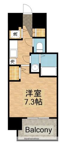 エスリード千種パークフロント(1K/11階)の間取り写真