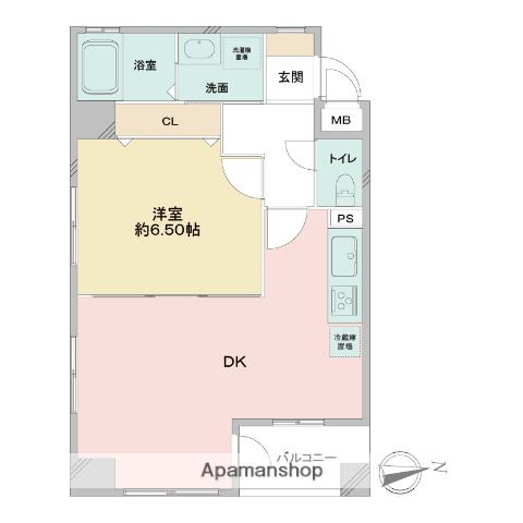 アーバンラックス今池(1LDK/3階)の間取り写真