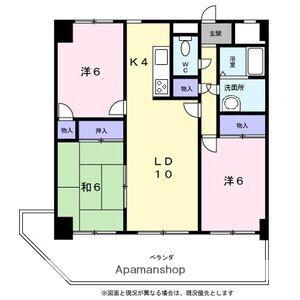 カーサ本山(3LDK/1階)の間取り写真