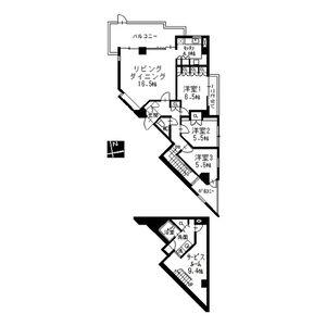NS21やごと(3SLDK/1階)の間取り写真