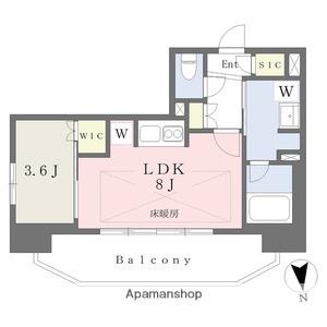 プレサンスロジェ車道駅前ノース(1LDK/7階)の間取り写真