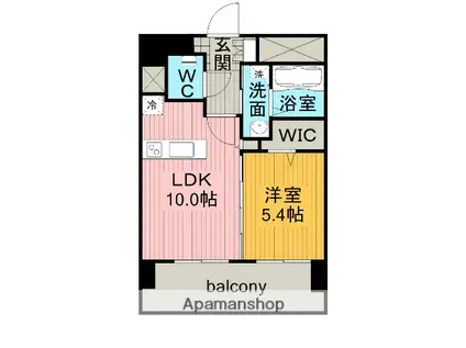 プランドール千種(1LDK/5階)の間取り写真