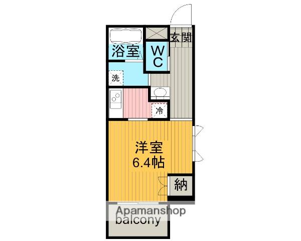 グランステージ千種(ワンルーム/4階)の間取り写真