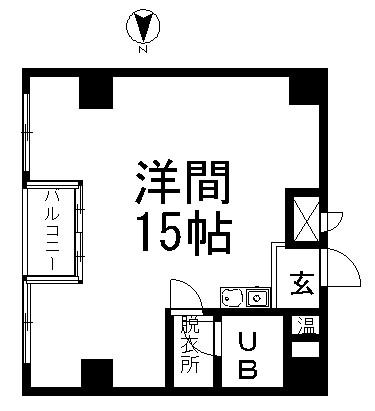 フィールドシティ新栄第1(ワンルーム/3階)の間取り写真