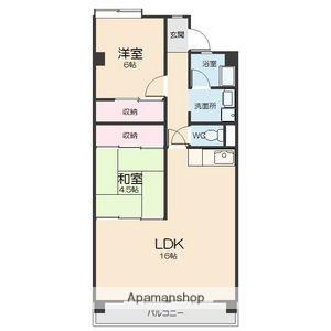 ハイライフメイユウ(2LDK/3階)の間取り写真