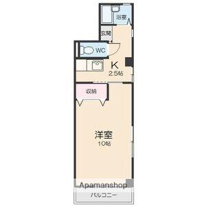 アーバンライフ牧の里(1K/4階)の間取り写真