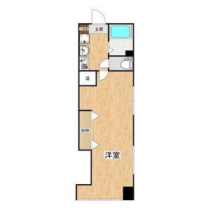 東山パ-クビル(1K/5階)の間取り写真