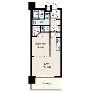 S-RESIDENCE本郷Ⅱ(1LDK/10階)の間取り写真