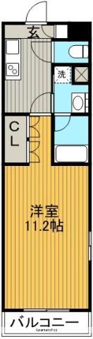 タウンライフ一社(1K/1階)の間取り写真