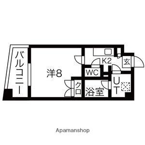 ステラヒルズ(1K/5階)の間取り写真